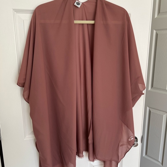 Women’s Stylish Dusty Rose Kimono Cardigan - Picture 1 of 8